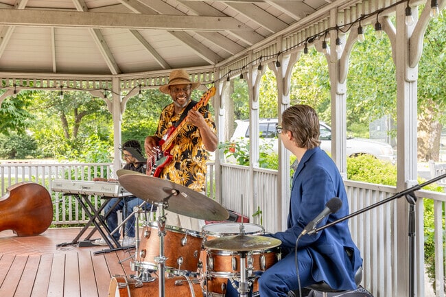 Experience the charm of live jazz in the heart of Maplewood at Springfield Avenue Gazebo.