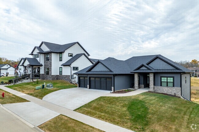 The larger contemporary homes in Shimek offer space and style for families to grow.