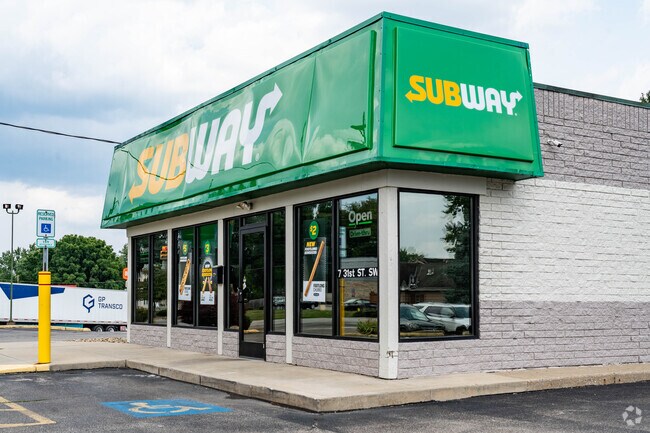 The local subway provides a convenient meal for the residents of Johnson's Corners.