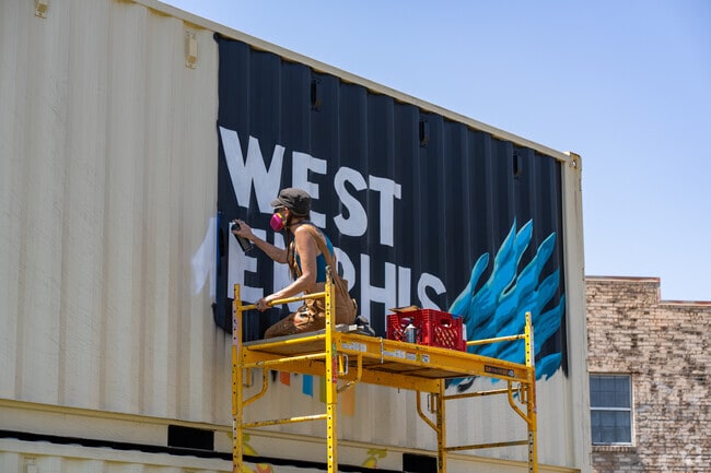 Main Street West Memphis works with artists like Rogue Murals to beautify West Memphis.