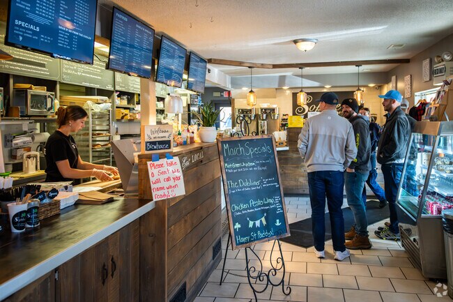 Grab a hot cup of coffee or enjoy lunch with friends at Sophie's Brewhouse in Exeter, RI.