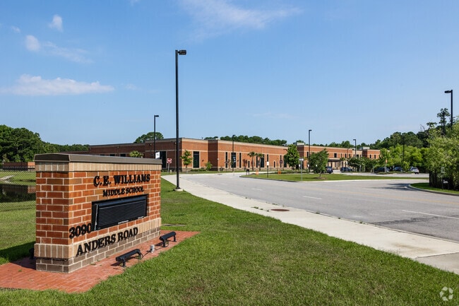C.E. Williams Middle School has a south campus for students in West Ashley.