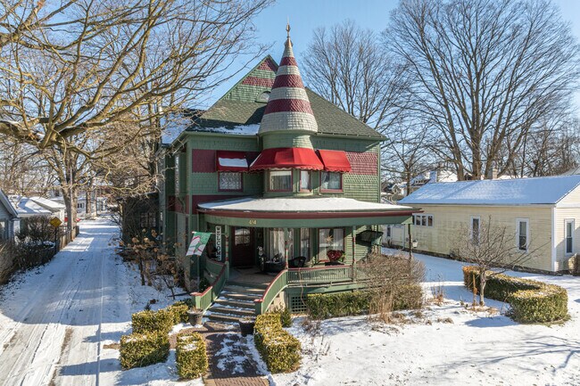 Victorian homes are found near the historic downtown area of Goshen.