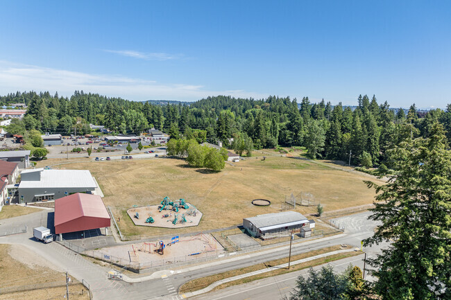 Extensive playground for the kids at West Hills STEM Academy.