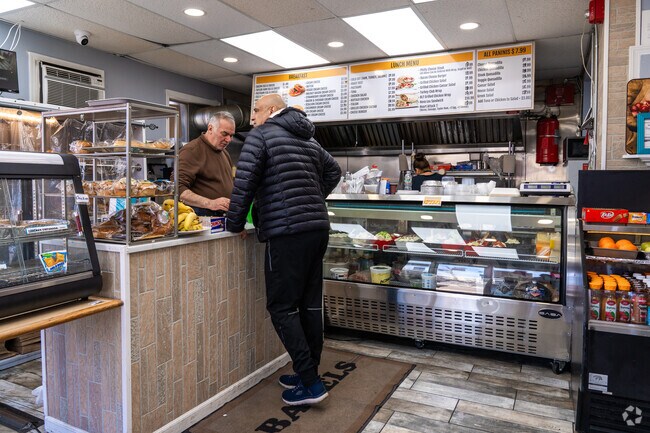 Start your morning at Bagel Nosh in Haledon with fresh coffee and pastries.