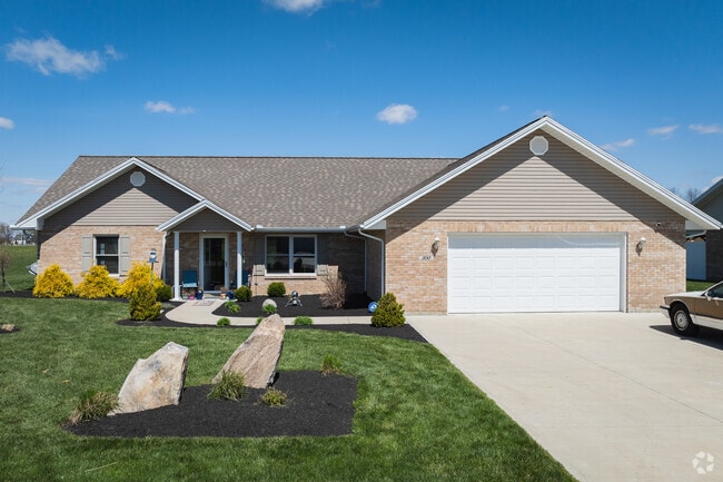 This Sky Park home features a two-car attached garage.