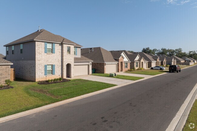 Contemporary-style houses in Grundy Cooper feature sleek lines and modern designs.