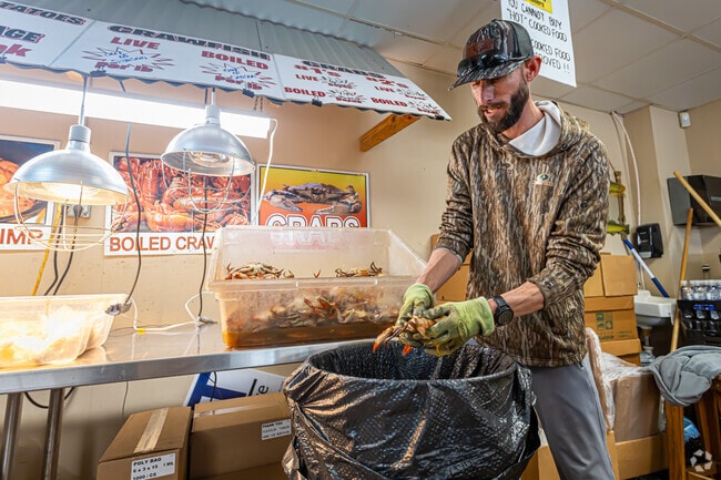 Crabs are a local favorite at Cajun Catch Seafood Market in Gonzales.