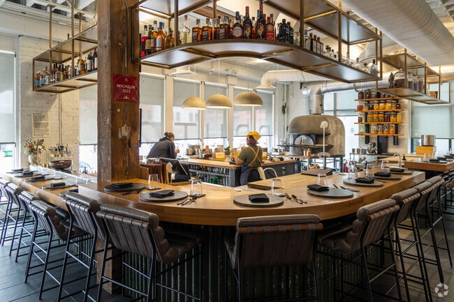 BRUTØ in Five Points offers the opportunity to watch every step in the culinary process.