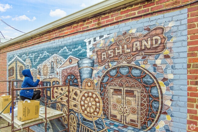 Ashland is adorned with many eye-catching murals.