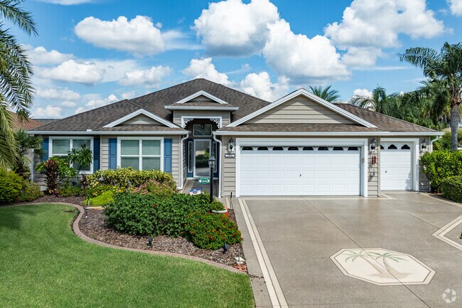 Custom-designed homes in the Village of Amelia feature well-maintained landscaping.