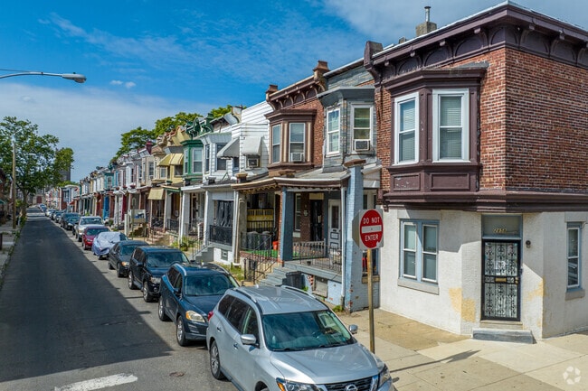 Older investment row homes provide affordable living options in Allegheny West.