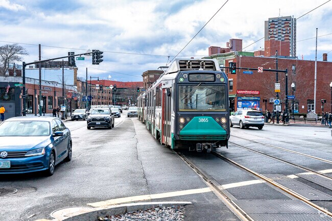Mission Hill residents have access to public transportation.