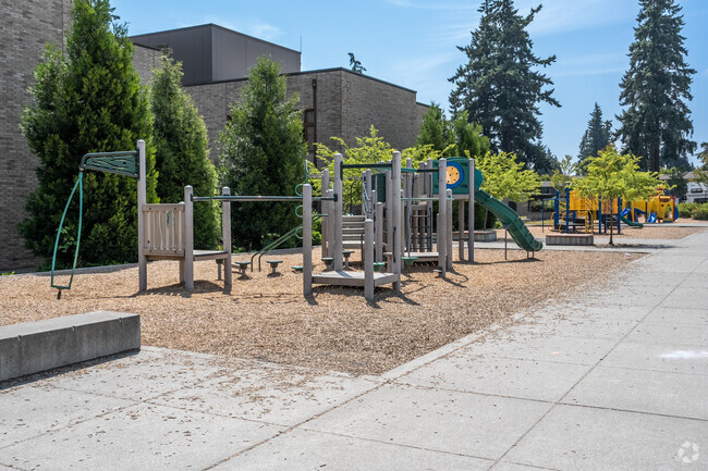 John Muir Elementary School students love to play on the playground during recess.