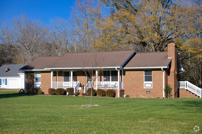 Brick ranch style homes are a popular option in the community of West Point.