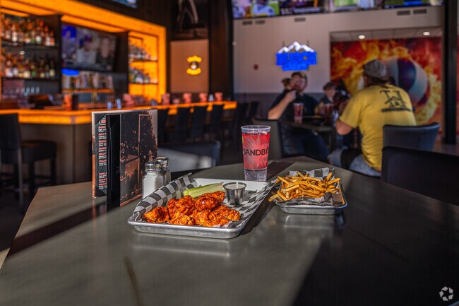 Grab a bite to eat from Sandbox in Goddard.