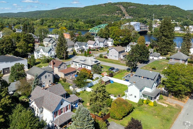Rural home styles with large yards make up Matamoras.