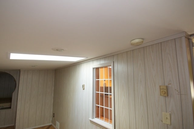 Studio apartment skylight kitchen pass through