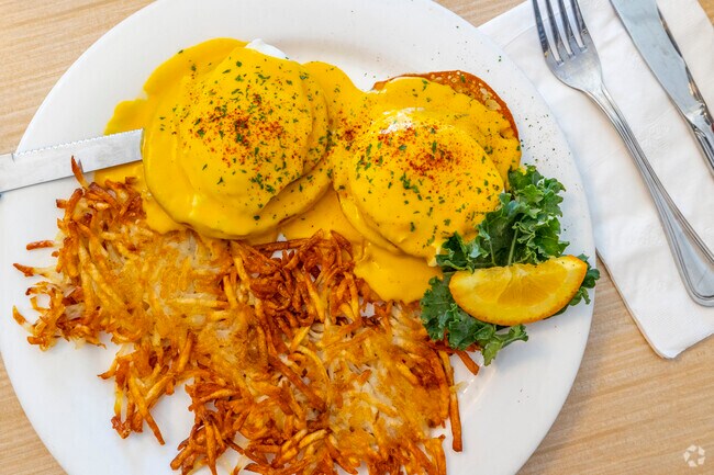 Grab breakfast, served until 2 at Red Rock Cafe in the Village of Oak Creek (Big Park).