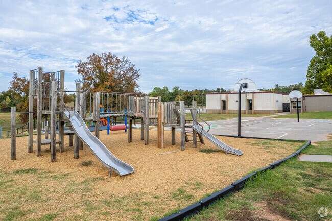 The playground area for students at Lakeview Elementary School in Norman.