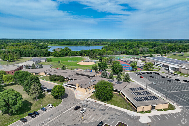 The school lies on the west side of the city of Long Lake.
