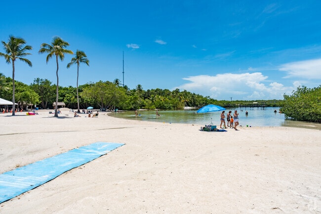 Residents of Tavernir can head to the beach at Founders Park to cool off.