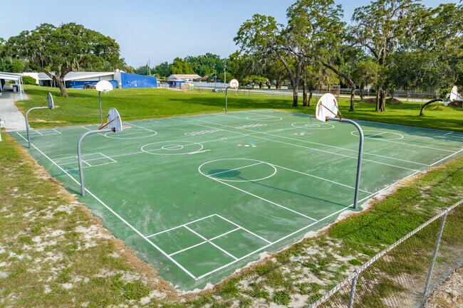 Calusa Elementary has sports courts so kids have plenty of outdoor exercise in New Port Richey.