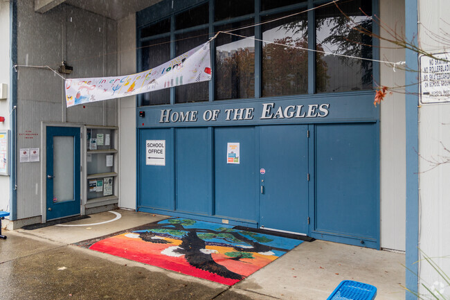 Vallecito Elementary School is home of the Eagles Mascot in San Rafael.