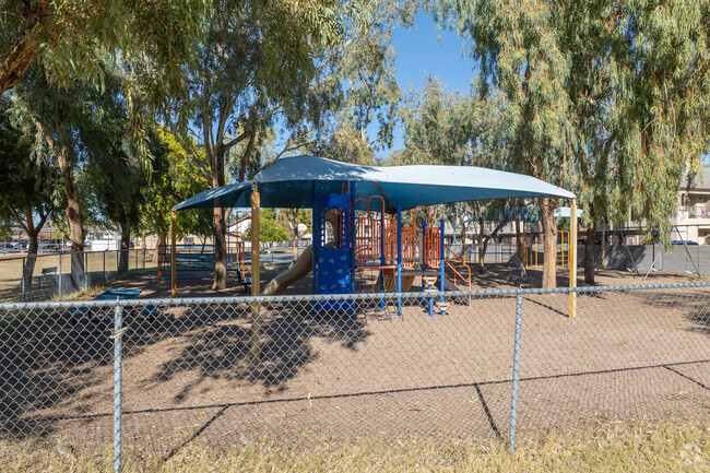Pilgrim Lutheran School in Mesa includes a fenced playground.