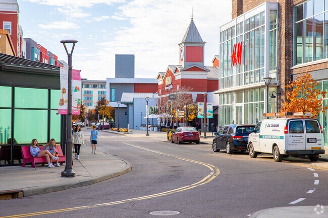 Liberty Center Mall is a popular area for the locals to meet and spend time.