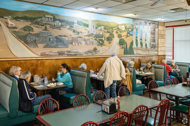 Manny's has great artwork and great food in Boiling Springs.