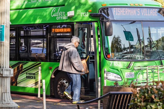 Culver City’s bus system offers fast and reliable public transportation across the city.