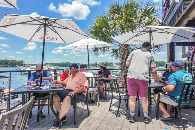 Liberty on the Lake in Ballentine has 2 levels of outdoor dining for those lazy summer days.