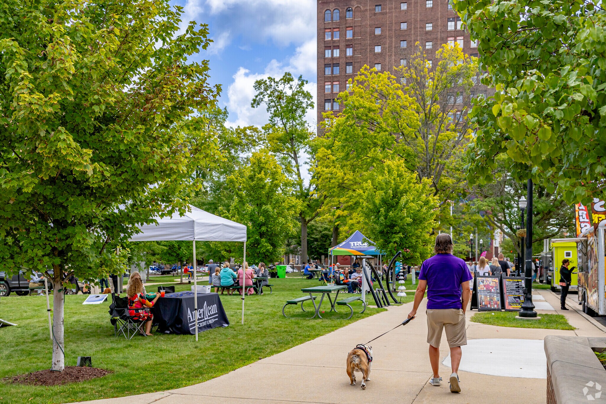 Horace Blackman Park regularly hosts city events just west of Under the Oaks.