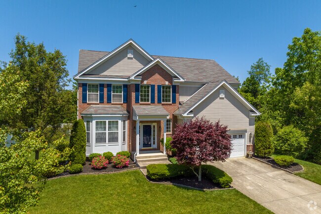 Homes in Logan Township are often adorned with colorful landscaping.