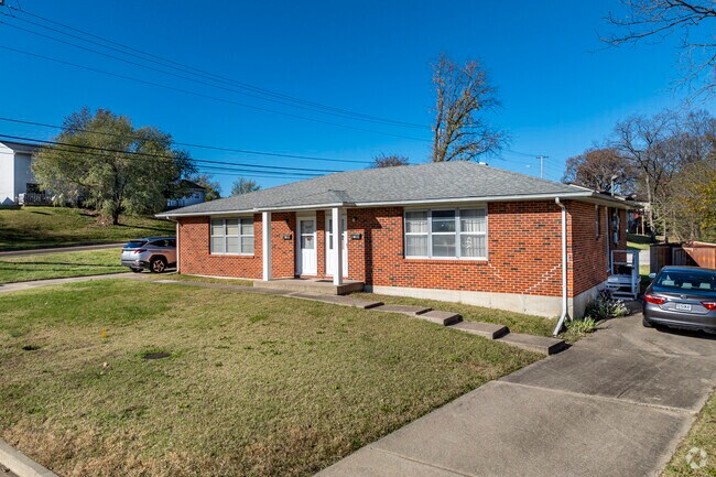Small brick ranch style homes are common in Parkade.