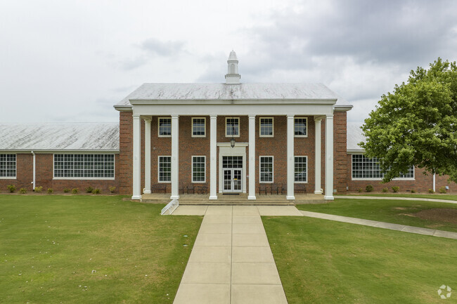 The light on Cahaba Elementary’s porch was brought from the original 1938 school building.