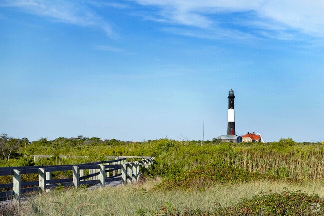 There's a great walking trail from Robert Moses State Park to the Fire Island Lighthouse.