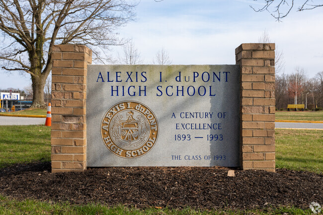 Alexis I. duPont High School is a public high school in Greenville, DE.
