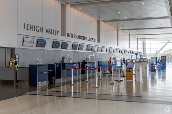You can catch a flight to anywhere in the world from the Lehigh Valley Airport.