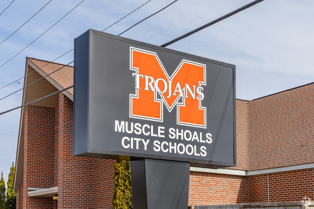 Muscle Shoals Middle School is part of the Muscle Shoals City Schools.